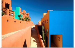 Colorful Architecture, Cabo San Lucas