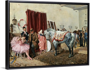At The Circus By Ottokar Walter
