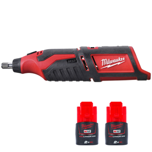 Milwaukee C12RT 12V Cordless Rotary Multi Tool With 2 x 2.0Ah Batteries