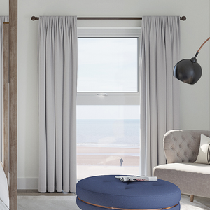 Sydney, Silver - Made to Measure Curtains