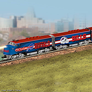 Buffalo Bills Model Train Collection