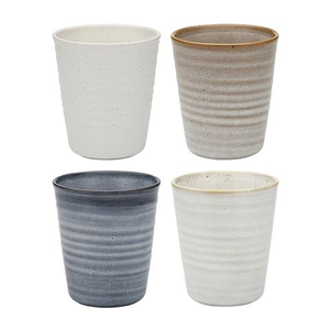 Ecology - Ottawa Latte Cup Calico 250ml Set 4pce