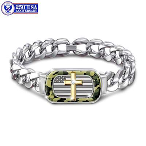 My Country, My Faith Diamond Bracelet