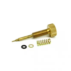 DOSS Adjustable Air Mixture Screw Kit, includes adjustable Screw, Spring, Washer And O-Ring, Replaces Stock Non Adjustable Screw On Stock H-D Keihin CV Carbs For 1990-2006 B.T., 1988-2006 XL Models (23-152)