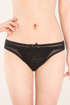 Sheer Bikini Briefs - White