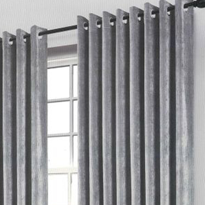 Riga 90 x 90 Grey Ready Made Eyelet Curtains