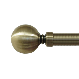 25/28mm Verona Antique Brass Extendable Curtain Pole