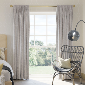 Hardwick, Silver - Made to Measure Curtains