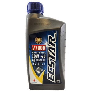 Ecstar 10W-40 Synthetic Blend Marine Engine Oil, Quart