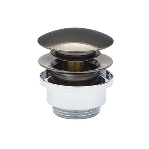 Milano - Universal Push Button Basin Waste - Aged Gold