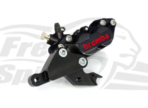 Free Spirits 4 Piston Front Brake Caliper In Black For Indian 2015-2026 Scout Models (103801K)
