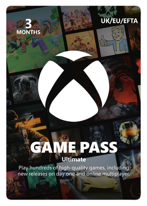 Xbox Game Pass Ultimate 3 Month Subscription Xbox One / PC  (UK+EU+EFTA)