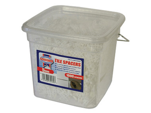 Faithfull FAITLSP51000 Tile Spacer Long Leg 5mm (Tub of 1000)