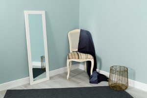 Solid Wood Wall Hung Mirror (42.5cm x 134cm) - CLEARANCE