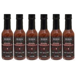 BBQ Authority Special Formula No. 4 Hot Sauce - 5 oz Set of 6