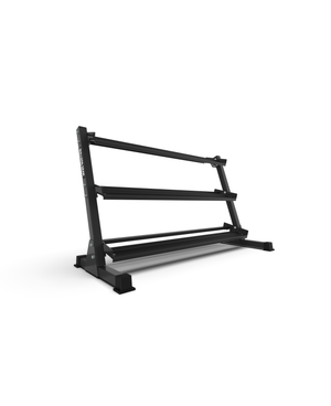Bulldog Gear Heavy Duty 3 Tier Hex Dumbbell Storage Rack
