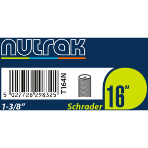 TUBE Nutrak16 X 1-3/8 (Brompton) Sch Black 16 x 1-3/8 inches schrader