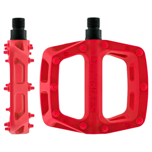 DMR - V6 Plastic Pedal - Cro-Mo Axle - Red 97mm x 102mm