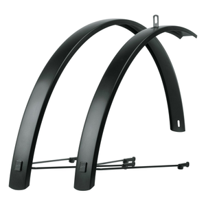 Sks Edge Al 275 28 56mm Matt Black Aluminium Mudguard Set: 28 56mm