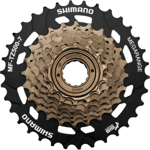 FREE TZ500 7spd 14- 34 Black 14 - 34 teeth