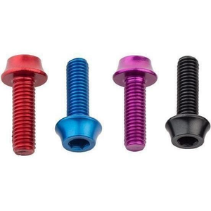 Wolf Tooth Water Bottle Cage Bolts / Black 4 pieces
