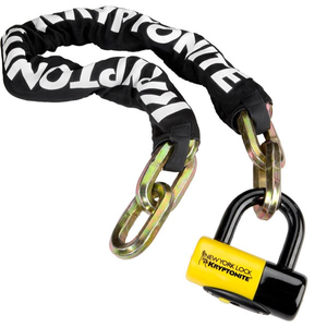 LOCK New York Fahgettaboudit 100cm Black  Yellow 100 cm