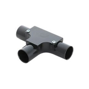 25mm PVC Inspection Tee Black