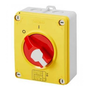 Gewiss GW70436P 32Amp 4 Pole IP69 Rotary Isolator Switch