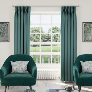 Stamford, Peacock - Made to Measure Curtains