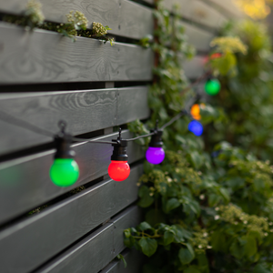 Auraglow LED Multi-Coloured Outdoor Festoon Lights