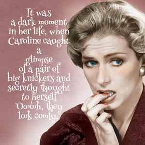 Moonpig Retro Photographic Design Funny Big Knickers Quote Card