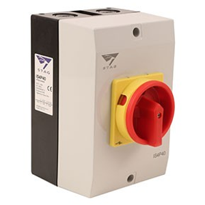 Stag IS4P40 40A 4 Pole IP65 Rotary Isolator