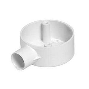 20mm PVC Conduit Box 1 Way White