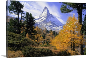 Switzerland, Valais, Zermatt, Matterhorn mountain