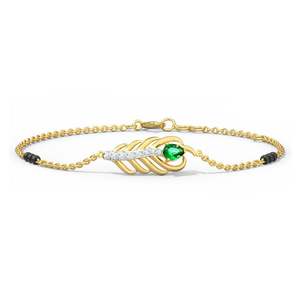 Kyra Gemstone Mangalsutra Bracelet