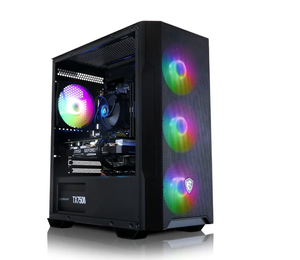 AWD-IT Forge M120R ARGB Intel i5 14400F Six Core RTX 5060 Ti 16GB Ai Desktop PC for Gaming
