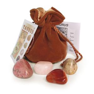 Taurus - Zodiac Crystals Tumblestone Set