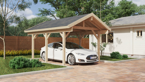 Wooden Carport "Henley" 4 x 5m