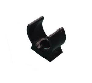 20mm PVC Conduit Spring Saddle Black