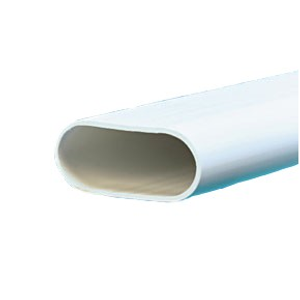 Falcon OVAL25 25mm Oval PVC Conduit 3mtr Length White