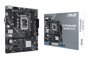 Asus PRIME H610M-K D4 Intel DDR4 Micro ATX Motherboard - LGA 1700