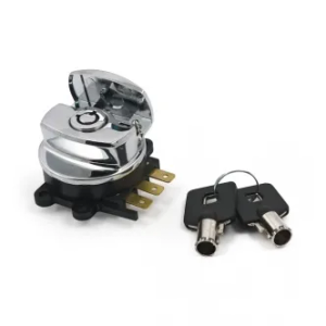 Doss Late Style Side Hinge Ignition Switch In Chrome (27-005)