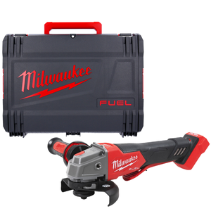 Milwaukee M18FSAGV115XPDB-0X 18V 115mm FUEL Paddle Switch Angle Grinder With Carry Case