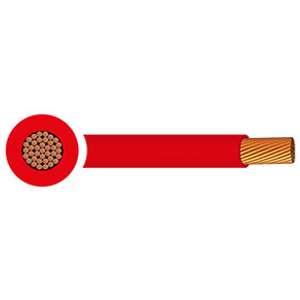 Tri-rated Cable Single Core 10mm² Red PVC
