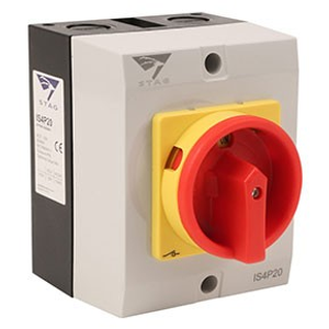 Stag IS4P20 20A 4 Pole IP65 Rotary Isolator