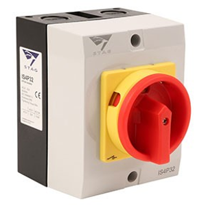 Stag IS4P32 32A 4 Pole IP65 Rotary Isolator