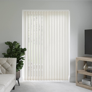 Pompei Chalk White Vertical Blinds