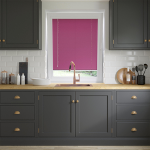 Perfect Fit Raspberry Pink Venetian Blinds 25mm