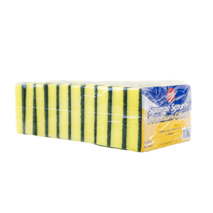 Nab Clean Scourer and Sponge 150mm x 100mm 10 pack - 180 / CARTON