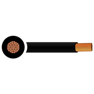 Tri-rated Cable Single Core 25mm² Black PVC